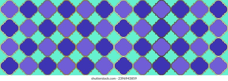 Shiny Gradient Pattern. Silver Arabesque Mosaic. Cool Oriental Pattern. Quatrefoil Persian Ethnic Tesselation. Geometric Trellis Tile. Vintage Geo Hijri. Elegant Seamless Arabian Frame.