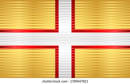Shiny Grunge flag of the Dorset - Illustration, 
Three dimensional flag of Dorset