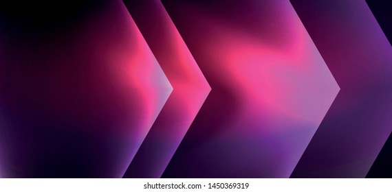Shiny hexagon neon template. Futuristic digital technology concept. Vector abstract graphic design. Vector vintage retro illustration.