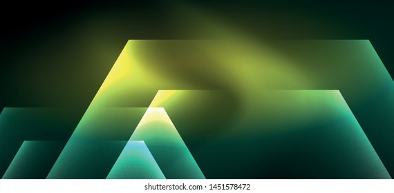 Shiny hexagon neon template. Futuristic digital technology concept. Vector abstract graphic design. Vector vintage retro illustration.