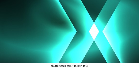 Shiny hexagon neon template. Futuristic digital technology concept. Vector abstract graphic design. Vector vintage retro illustration.
