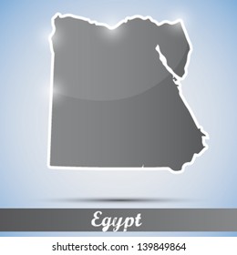 shiny icon in form of Egypt