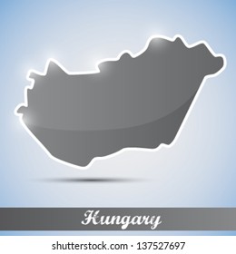 shiny icon in form of Hungary
