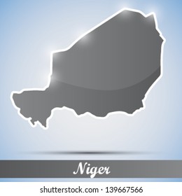 shiny icon in form of Niger