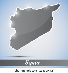 shiny icon in form of Syria