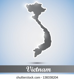 shiny icon in form of Vietnam