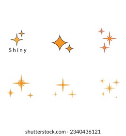 shiny icon vector template illustration logo design