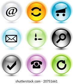 shiny icons for web