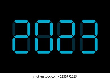 Shiny lcd led diode flat dot logo type font text element bright color modern art style. Closeup view dark night neon shine 3d cell matrix game play score counter board panel info indicator card design