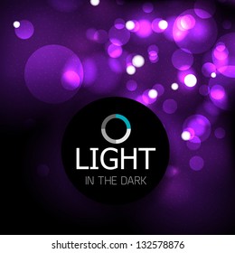 Shiny light abstract design template