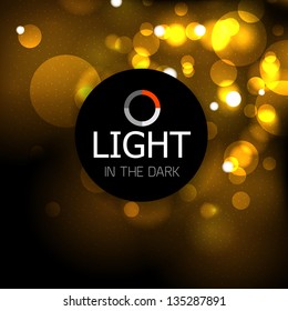 Shiny light abstract design template