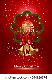 Shiny light effects and glittering snowflakes in shades of red and a wavy contour. Great for the festive season of Christmas to come.
