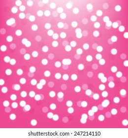 Shiny lights on pink background
