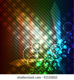 shiny lights vector background