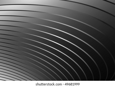 Shiny metal  striped surface