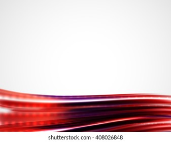 Shiny metallic wave curtain. Abstract background, vector