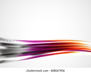 Cortina de onda metálica brilhante. Fundo abstrato, vetor