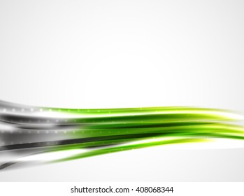 Cortina de onda metálica brilhante. Fundo abstrato, vetor