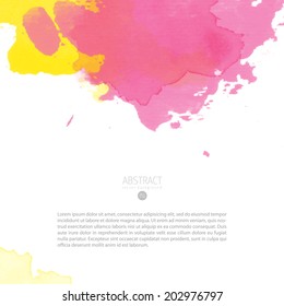 shiny multicolor vector watercolour scene valuable for any project where a platter of colour makes the difference colour water son nails star hand texture child colorful abstract background scene bord