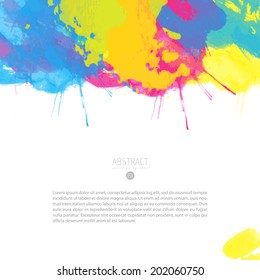 shiny multicolored vector watercolor scene beneficial for any project where a platter of colour makes the difference color colour water youth nails star hand texture child colorful abstract scene boun