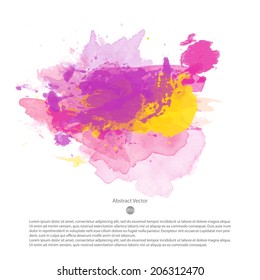 shiny multicolored vector watercolour scene useful for any project where a platter of colour makes the difference color rose water nails texture colorful conceptual background scene dye red stroke spl