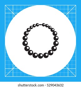 Shiny necklace icon