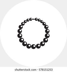 Shiny necklace icon