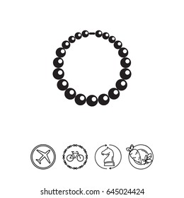 Shiny necklace icon