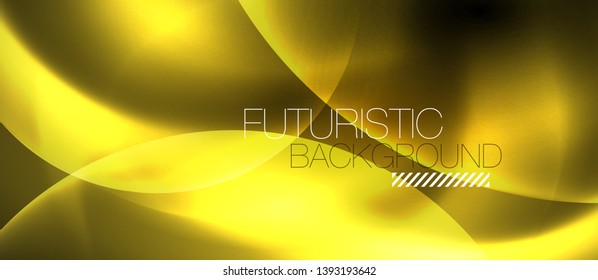 Brilhante neon círculos fundo abstrato, modelo de vetor