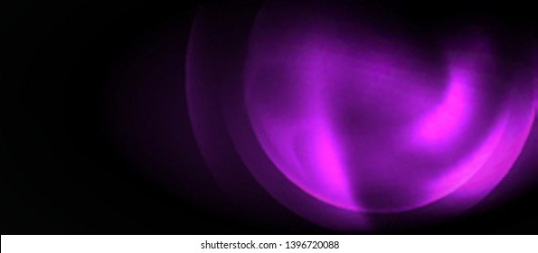 Shiny neon circles abstract background, vector template
