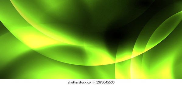 Shiny Neon kreist abstrakter Hintergrund, Vektorvorlage