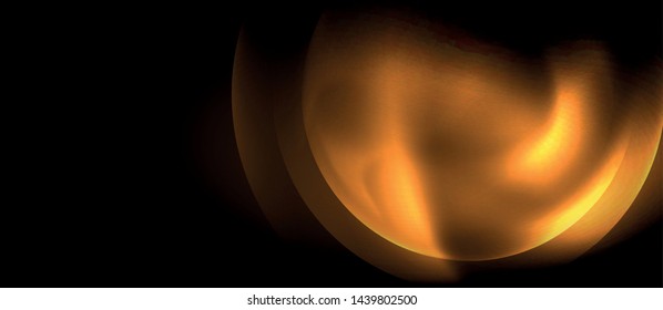 Shiny neon circles abstract background, vector template