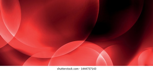 Shiny neon circles abstract background, vector template