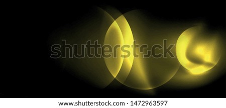 Similar – Yellow lemon on the air Black background