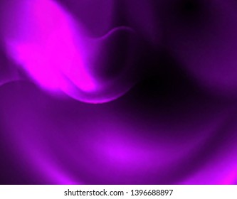 Plantilla de ondas geométricas de neón brillante, vector
