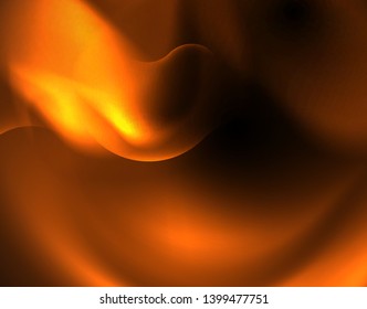 Plantilla de ondas geométricas de neón brillante, vector