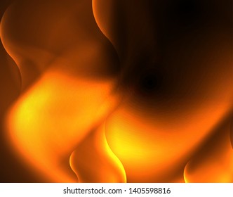 Shiny neon geometric waves template, vector