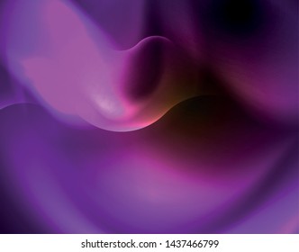 Shiny neon geometric waves template, vector