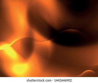 Shiny neon geometric waves template, vector