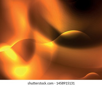 Shiny neon geometric waves template, vector