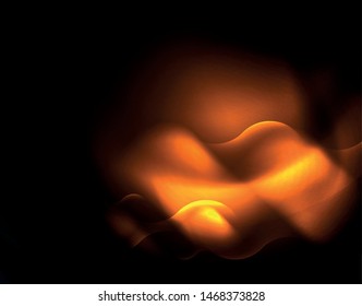 Leuchtende neonische Geometrische Wellenvorlage, Vektorgrafik