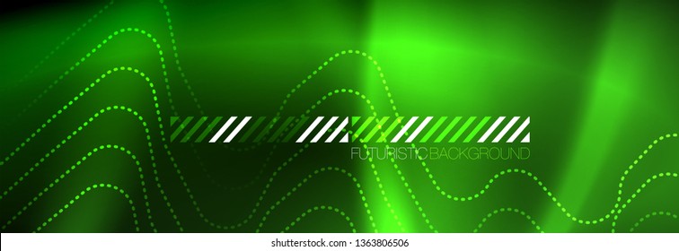Shiny neon lights background, techno design, modern wallpaper for your project, vector illustration