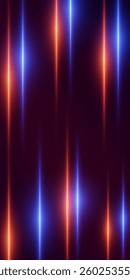 Shiny neon lines. Light laser beams.