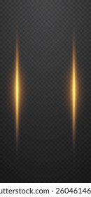 Shiny neon lines. Light laser beams.