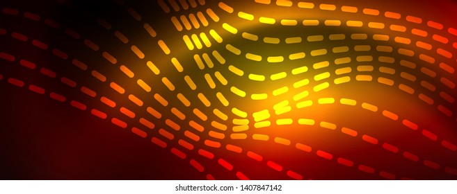 Schlaue Neonlinien Techno magischer futuristischer Hintergrund, magisches Energieraum-Lichtkonzept, abstrakter Hintergrund, Tapete-Design, Vektorgrafik