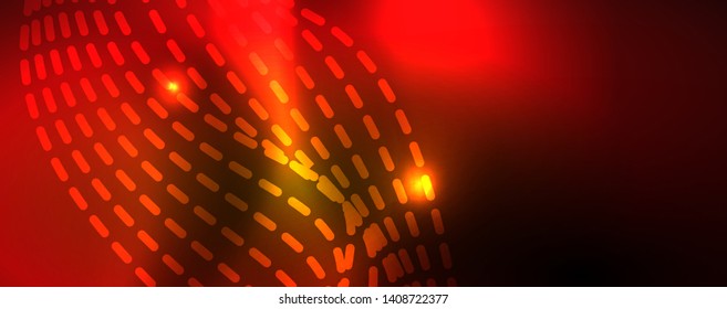 Shiny neon lines techno magic futuristic background, magic energy space light concept, abstract background wallpaper design, vector illustration