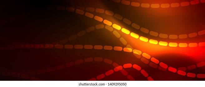 Shiny neon lines techno magic futuristic background, magic energy space light concept, abstract background wallpaper design, vector illustration