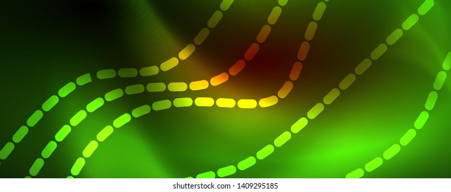 Líneas de neón brillantes telno fondo futurista mágico, concepto de luz de espacio mágico, diseño de fondo abstracto de fondo de fondo de fondo, ilustración vectorial