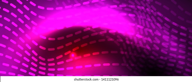 Shiny neon lines techno magic futuristic background, magic energy space light concept, abstract background wallpaper design, vector illustration
