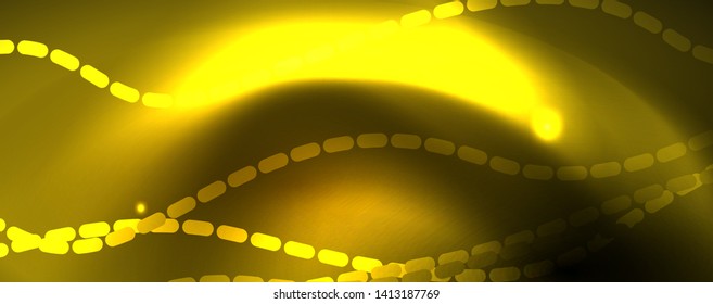 Líneas de neón brillantes telno fondo futurista mágico, concepto de luz de espacio mágico, diseño de fondo abstracto de fondo de fondo de fondo, ilustración vectorial